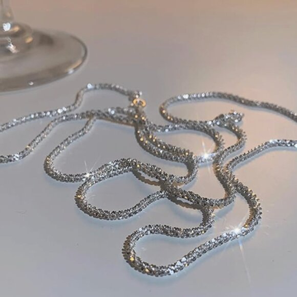Jewelry - NEW! Rhinestone Double Necklace